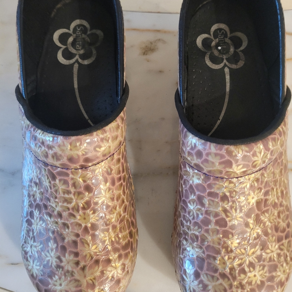 Sanita Floral Clogs